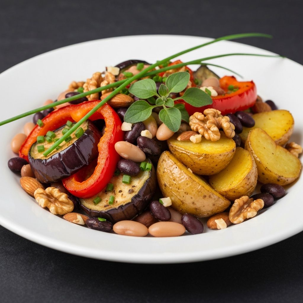 Vegetarisch-Mahlzeit